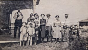 Soleda Herring Yarbourgh Carr pictured with Husband William Carr and Bailey family.