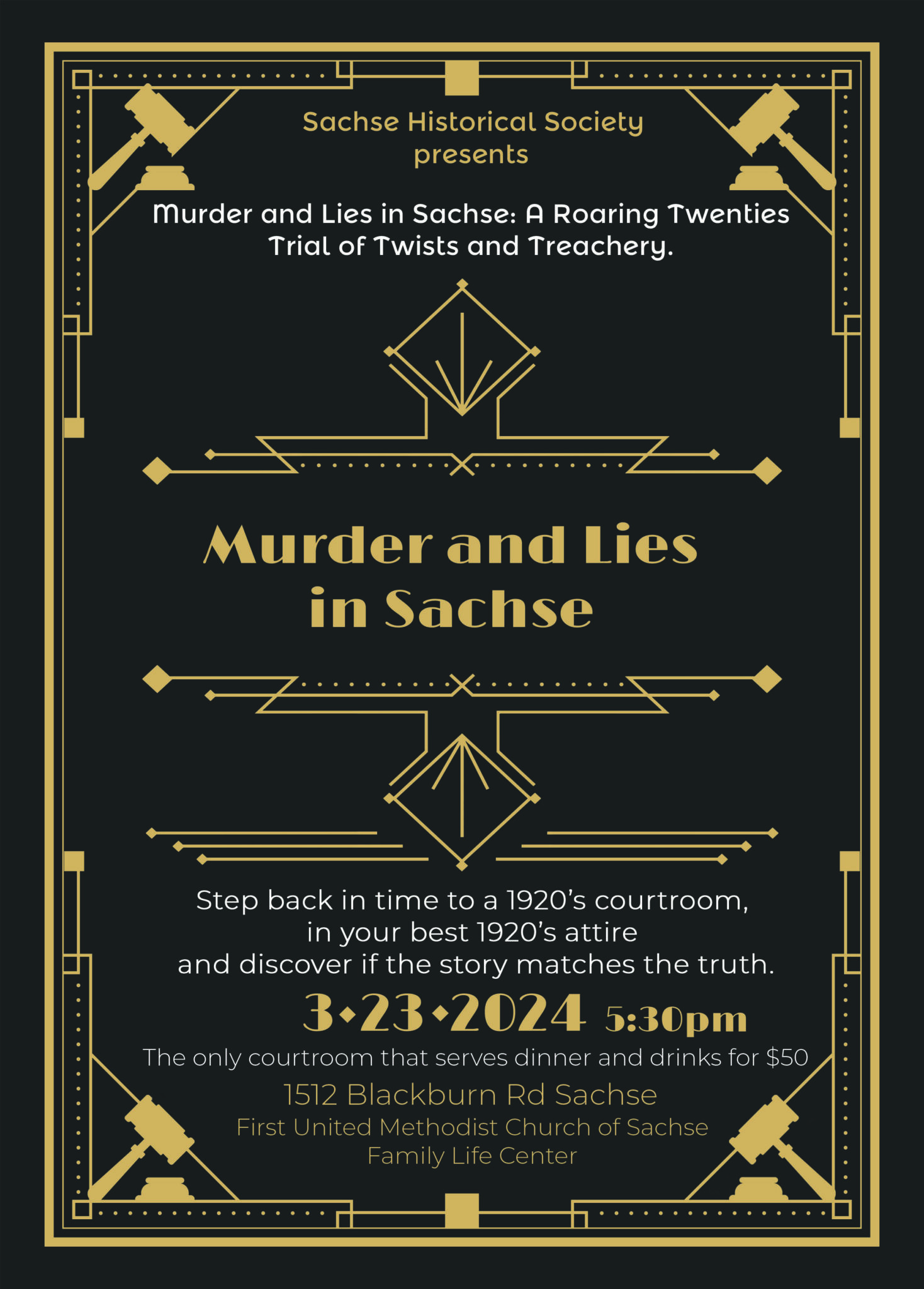 Murder and Lies in Sachse Sachse Historical Society